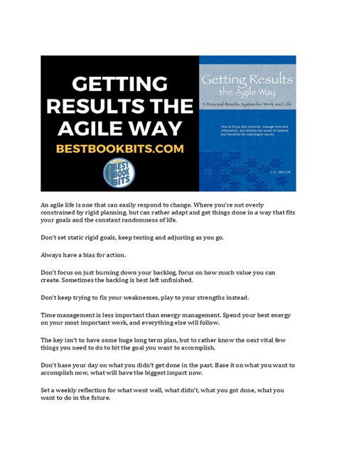 getting results the agile way pdf